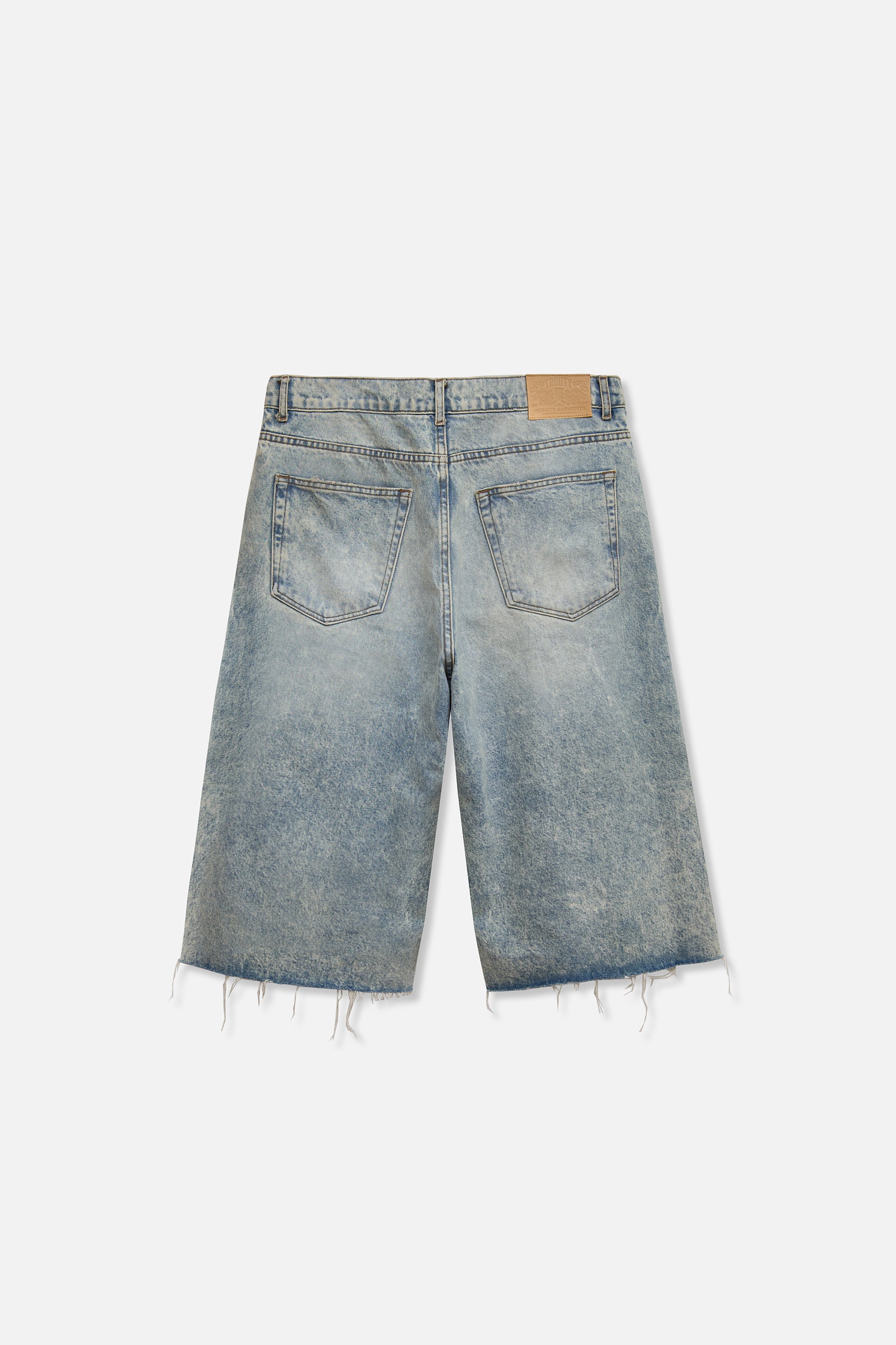 Baggy Denim Short - Light Wash - Image 6