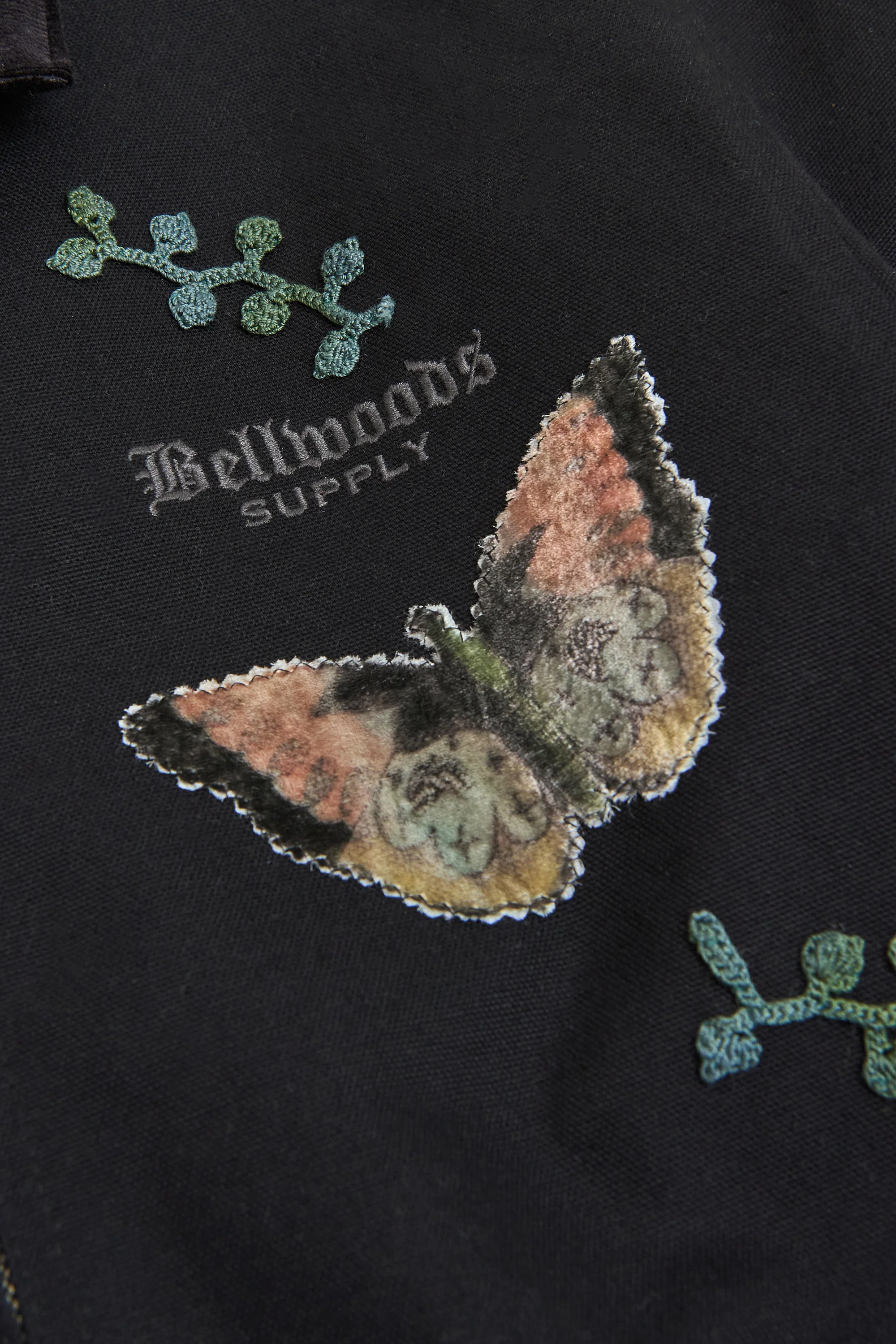 Butterfly Canvas Jacket x Bentgable - Black L - Image 3