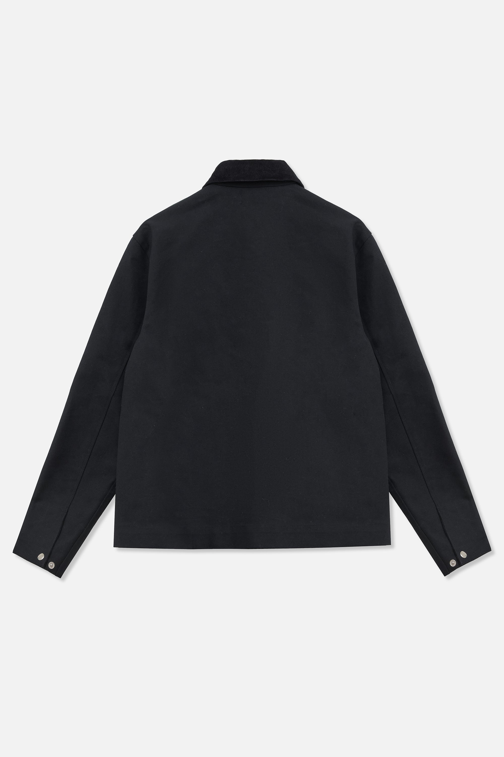 Canvas Work Jacket - Black - Image 4