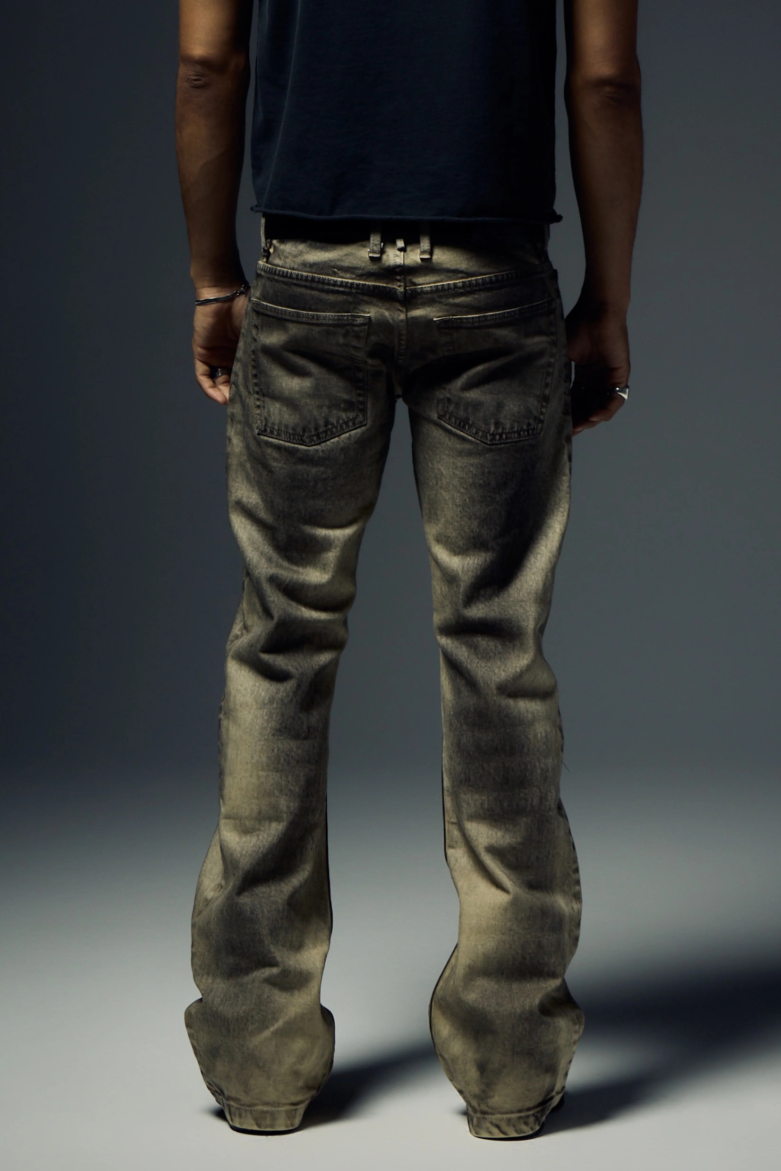 CNT Selvedge Flare Denim - Mud White - Image 4