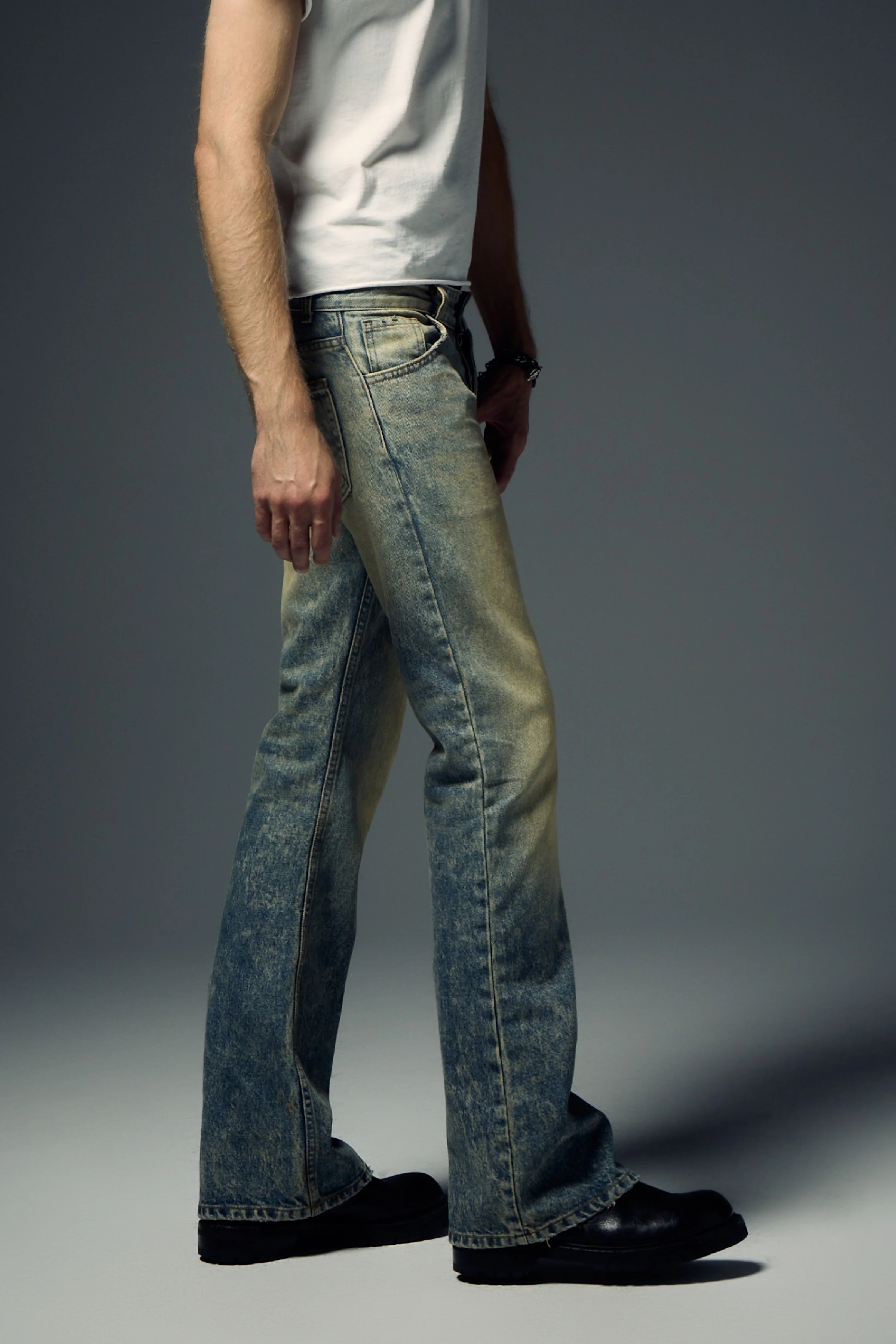 Flare Denim - Mud Wash - Image 4