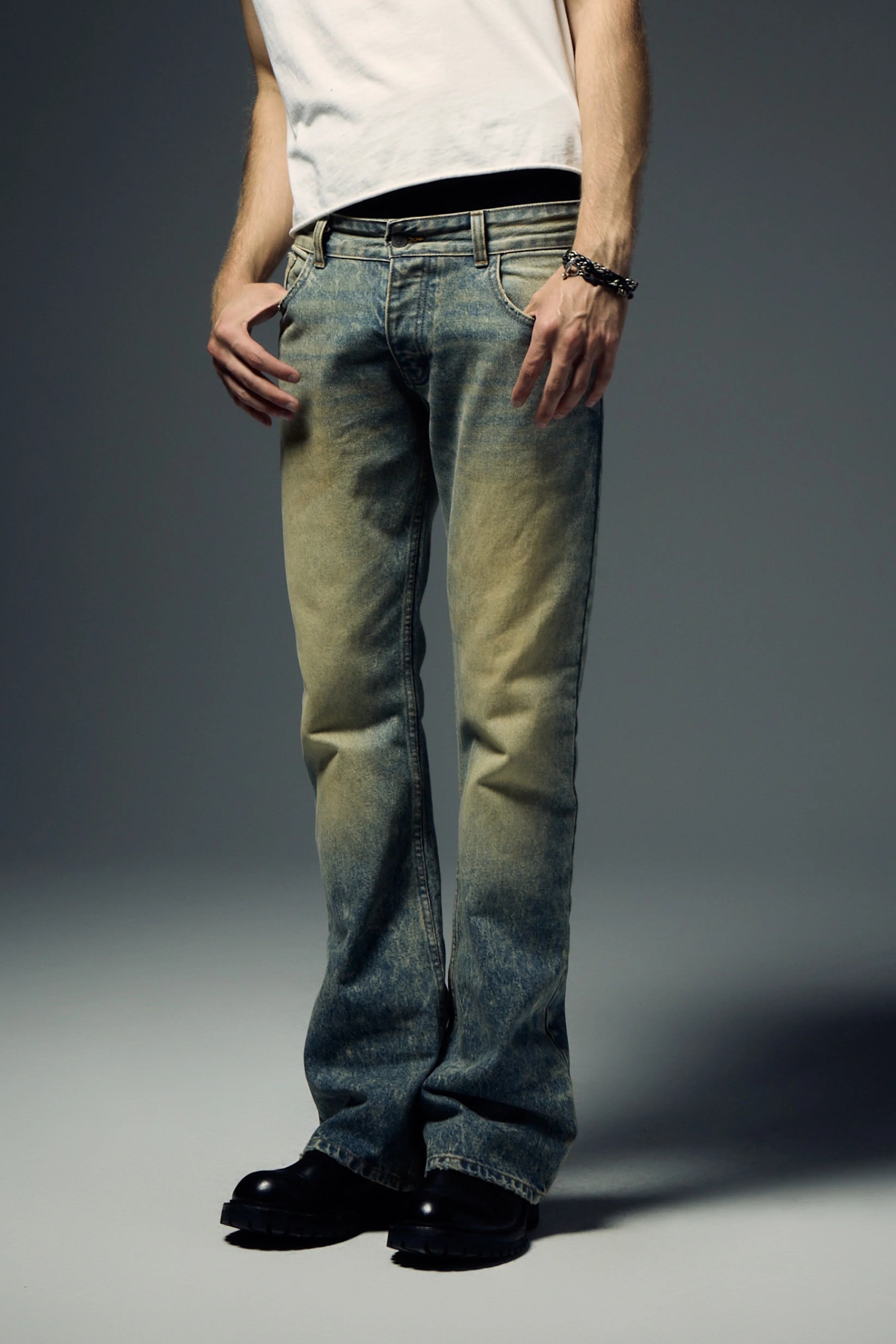 Flare Denim - Mud Wash - Image 5