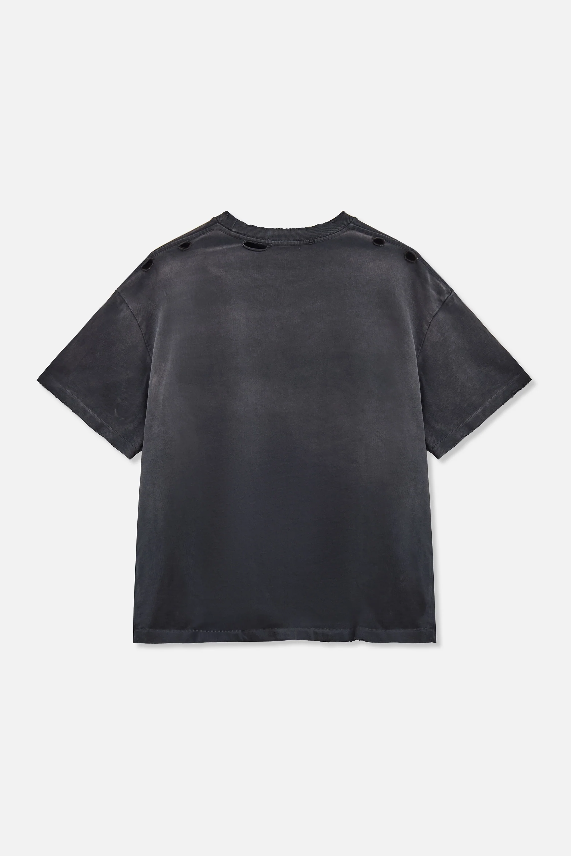 Heavyweight Monster Distressed Tee - Diamond Black - Image 5