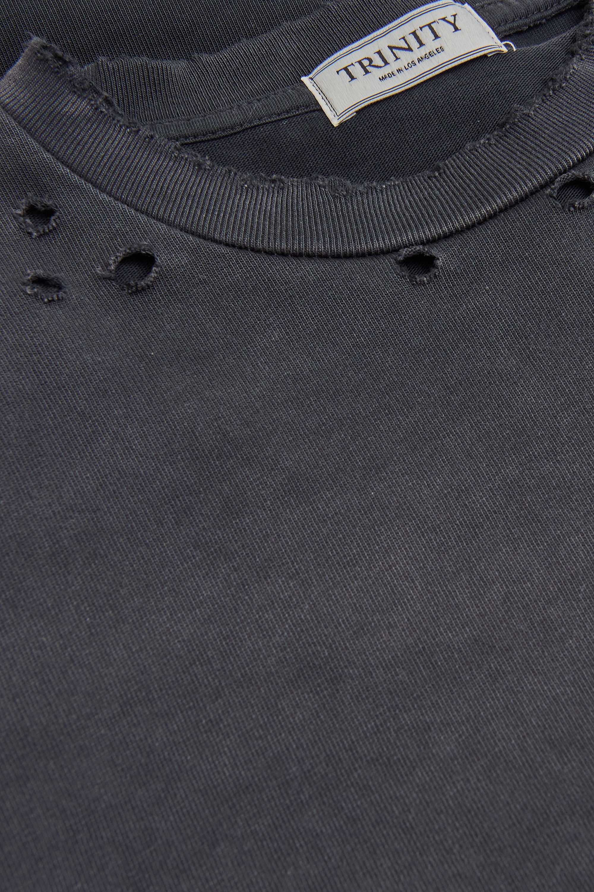 Heavyweight Monster Distressed Tee - Diamond Black - Image 6