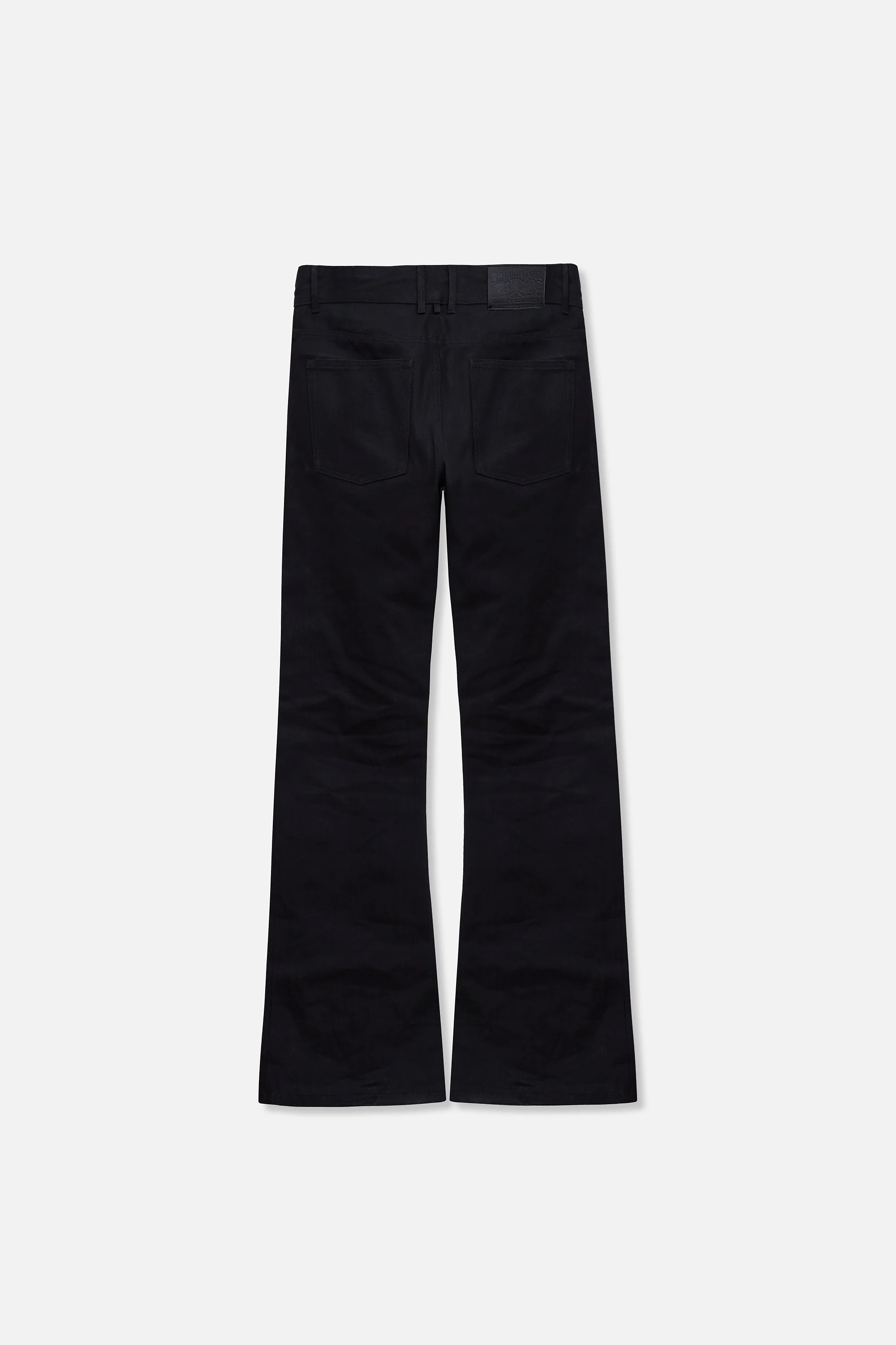 Japanese Selvedge Flare Denim - Black - Image 6