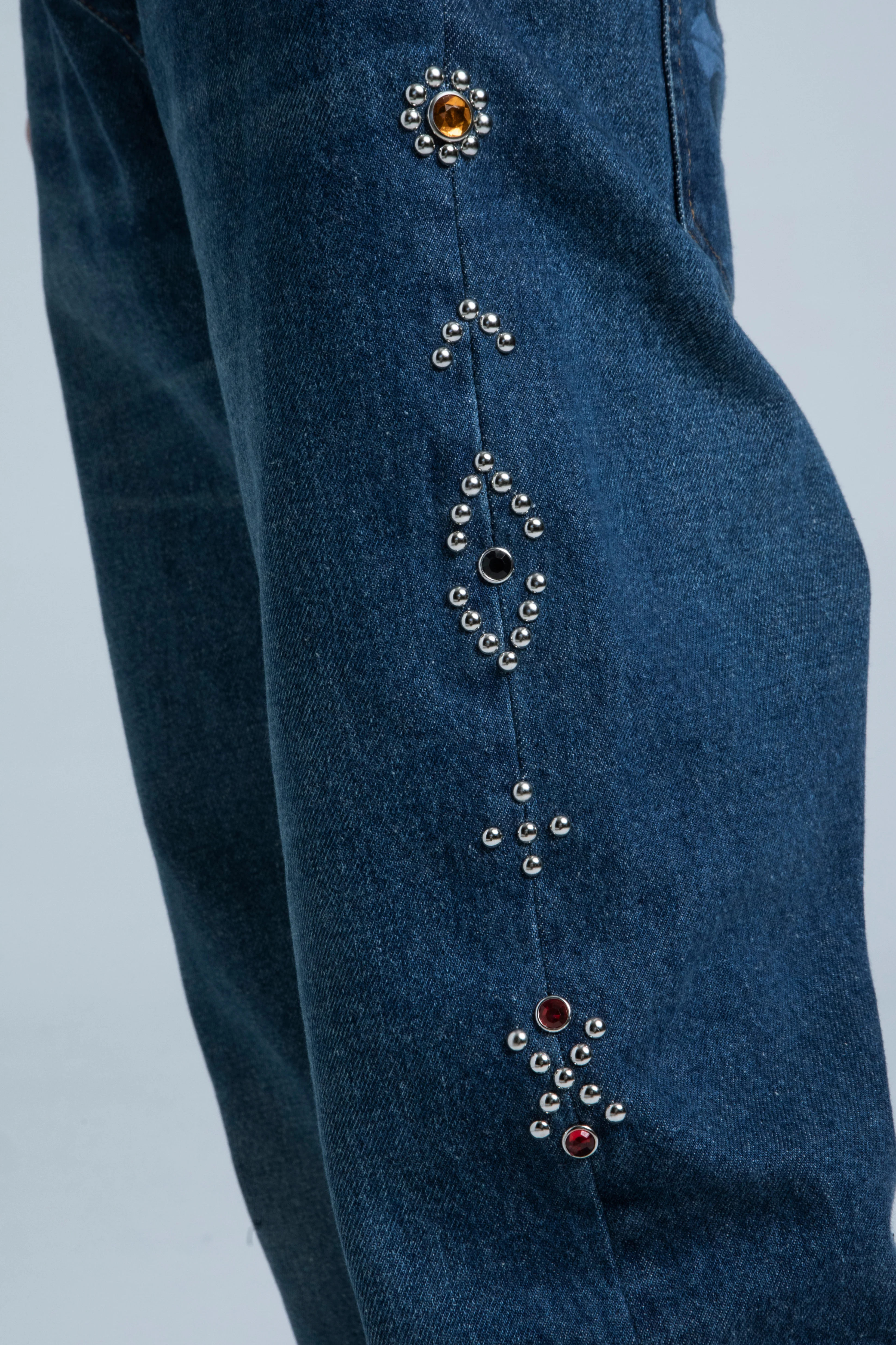 Nomad Studded Denim - Indigo - Image 5