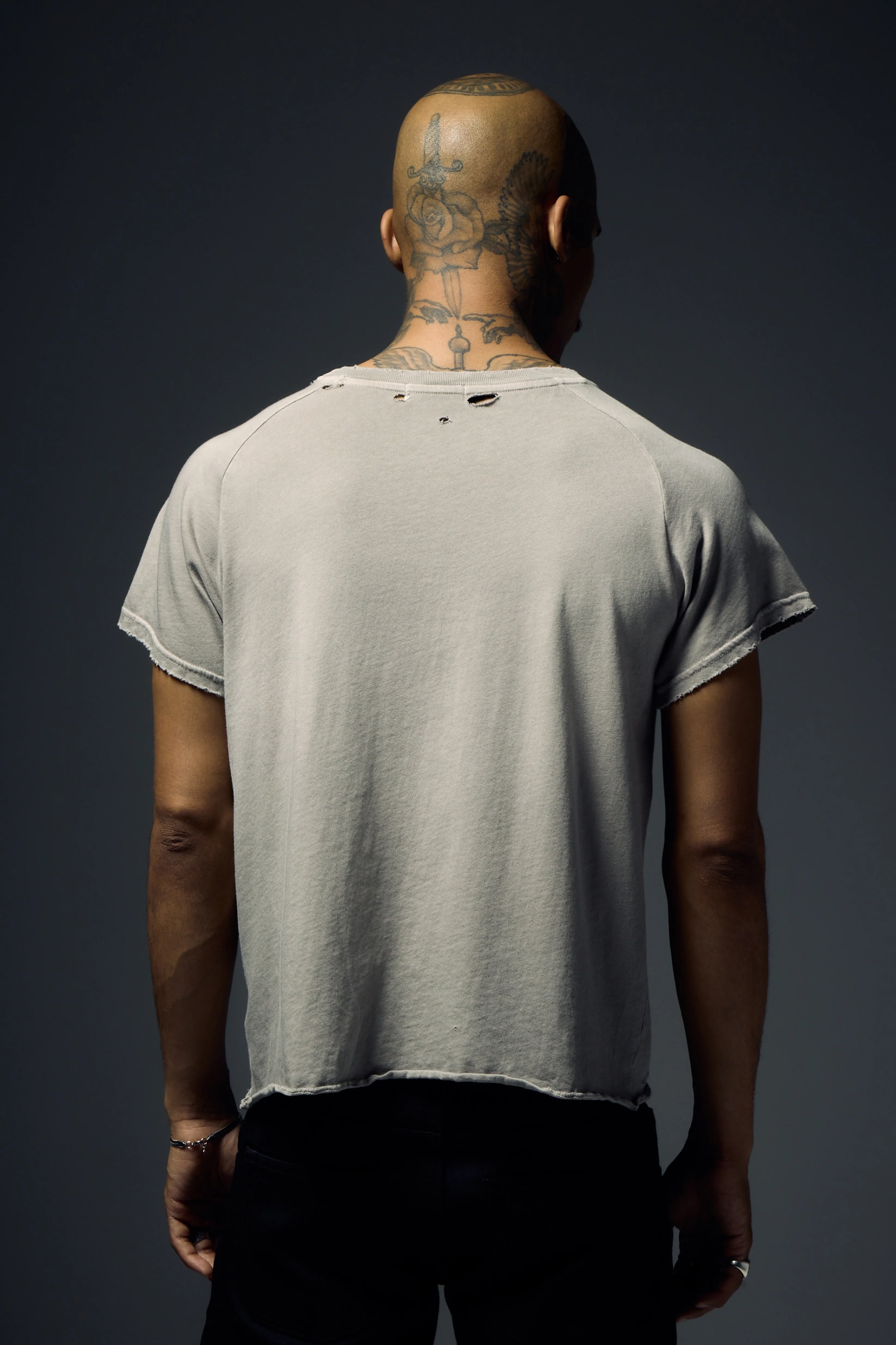 Raglan Tee - Silver Grey - Image 4
