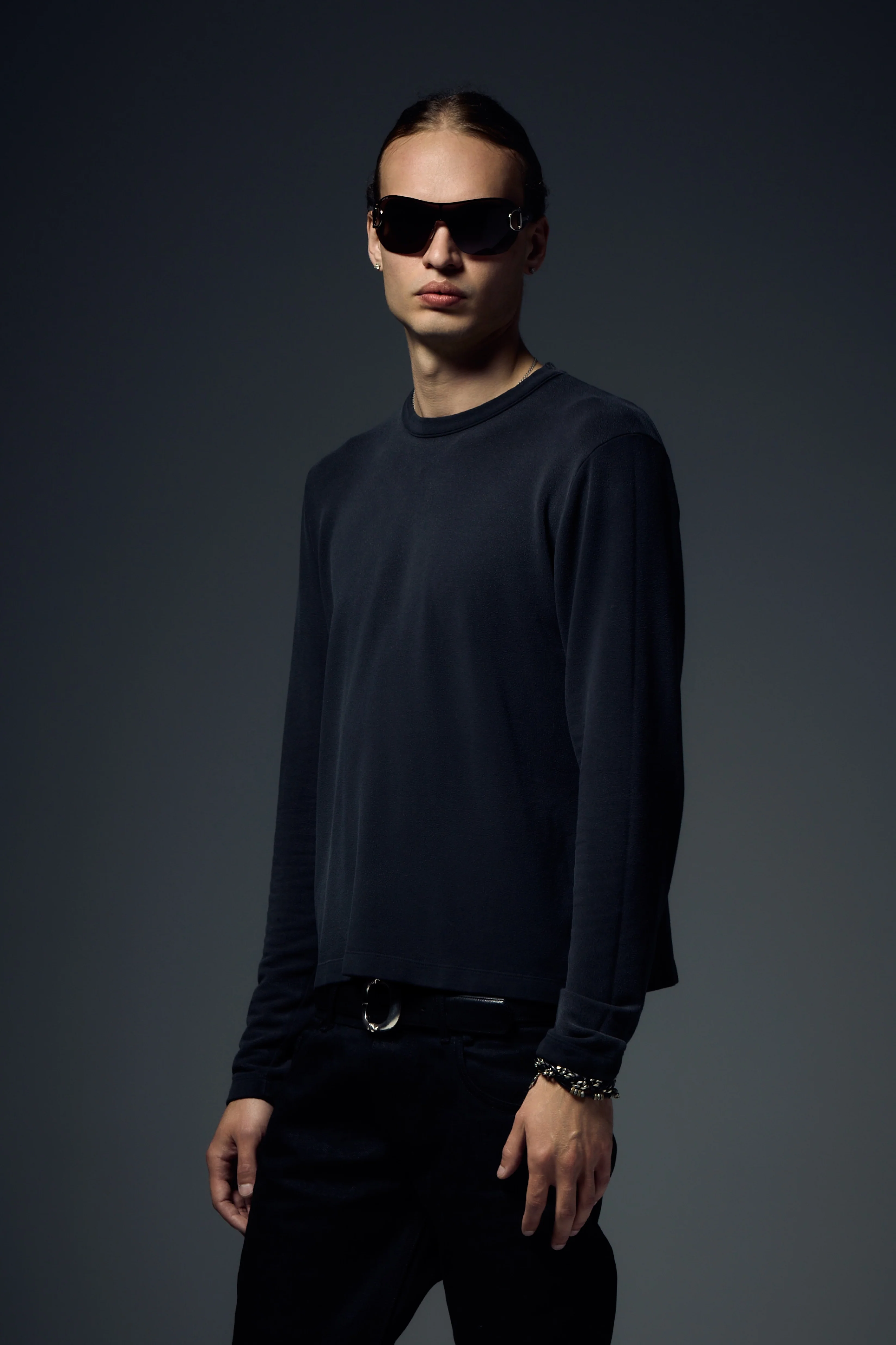 Soft Top Longsleeve - Charcoal - Image 3