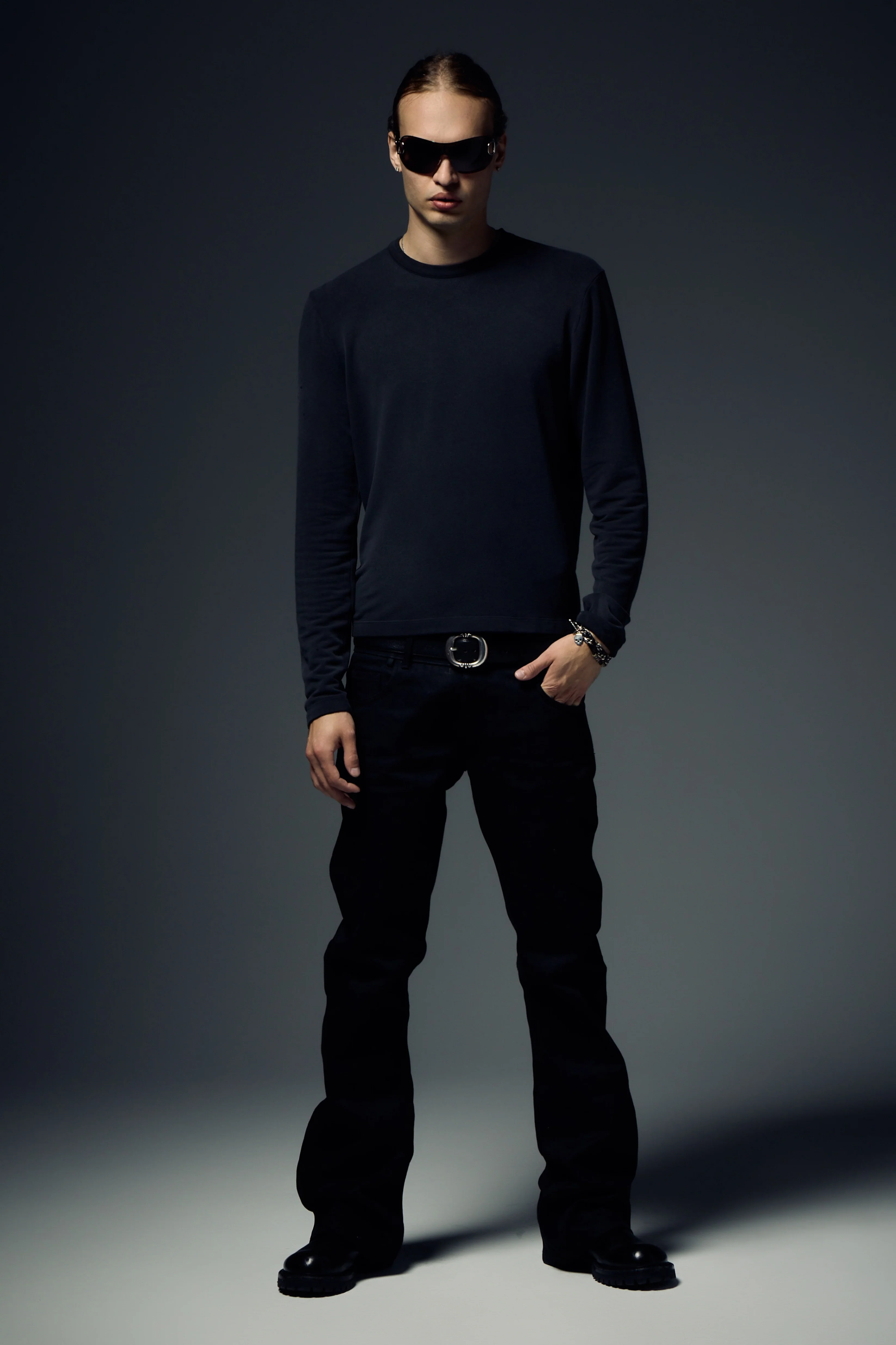 Soft Top Longsleeve - Charcoal - Image 4