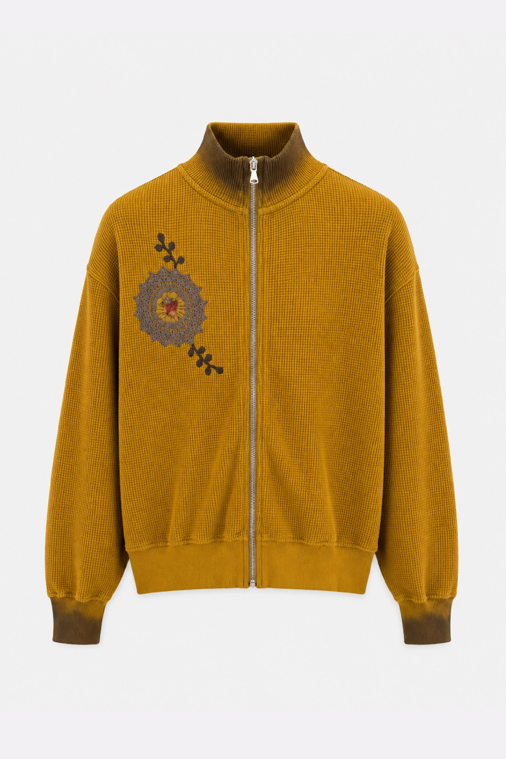 Waffle Zip Up Track Jacket x Bentgable Yellow 3 OF 13 - L - Image 2