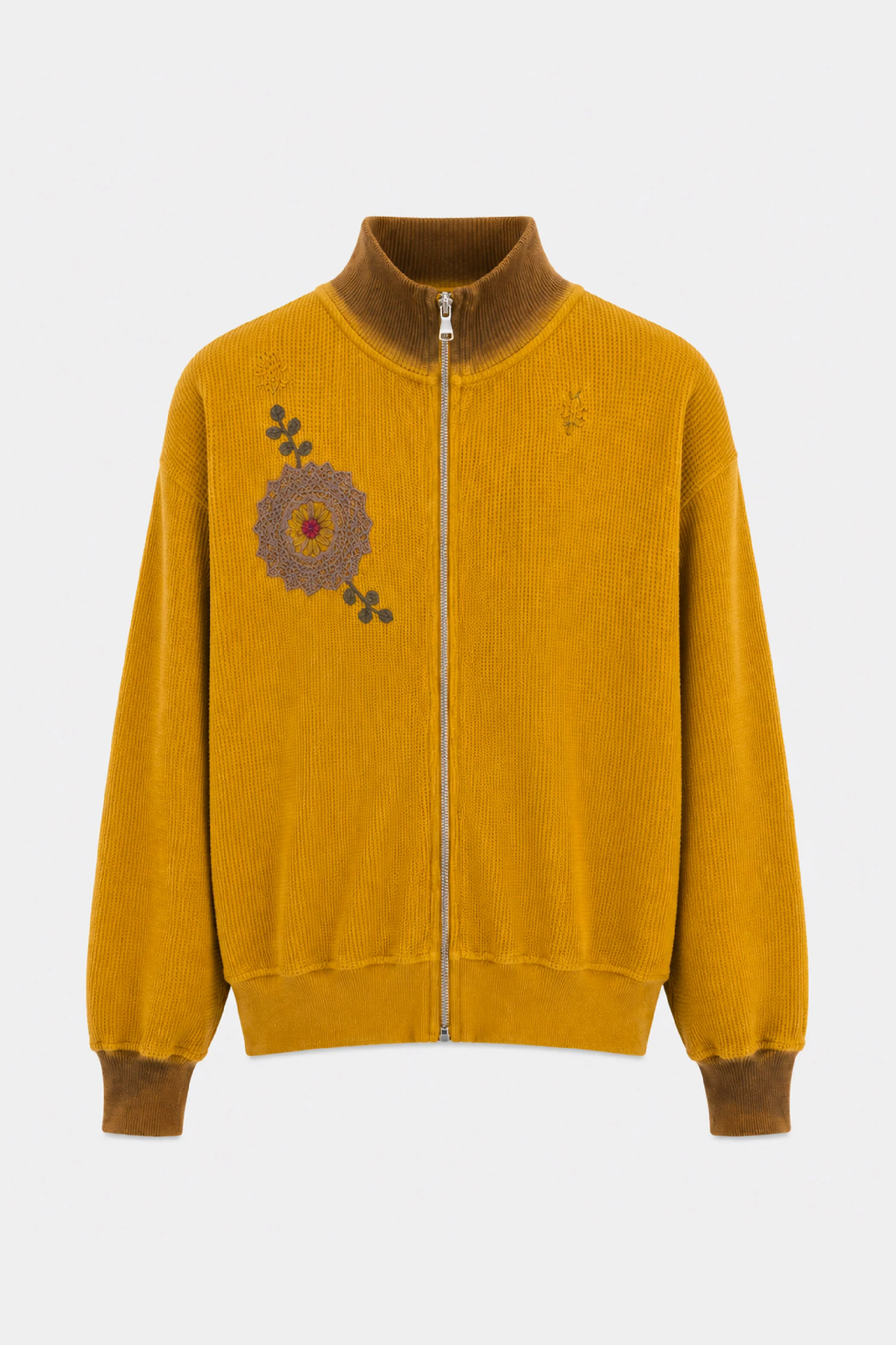 Waffle Zip Up Track Jacket x Bentgable Yellow 4 OF 13 - L - Image 2